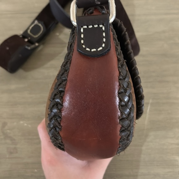 Floral Leather Crossbody Bag - Picture 5 of 11